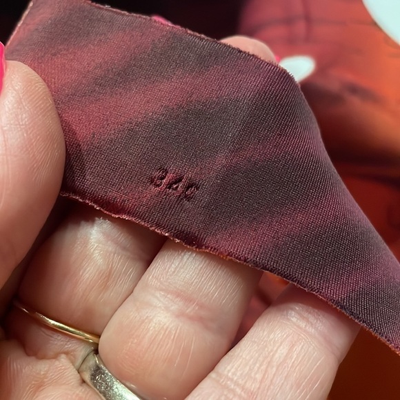 VICTORIA SECRET reversible bra / multi way wear straps orange zebra ombré 34C - Picture 13 of 13